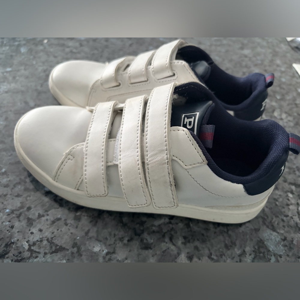 Polo by Ralph Lauren Kids Cream Sneakers - Picture 2 of 5